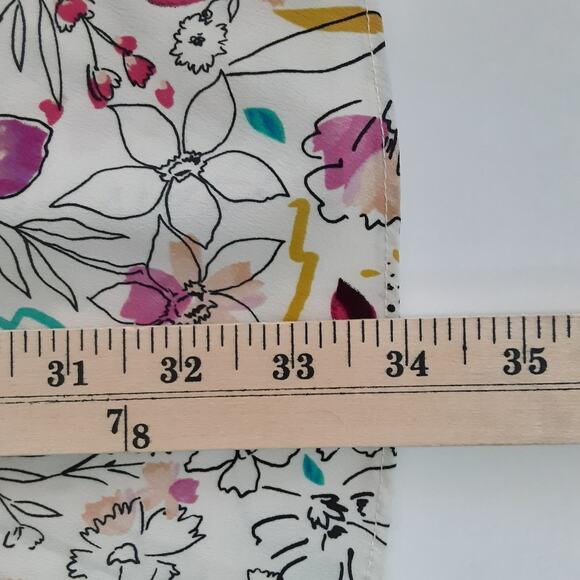 Clover and Sloane Off The Shoulder Floral Fit & Flare Dress Puff Sleeve Women XS - Picture 10 of 10